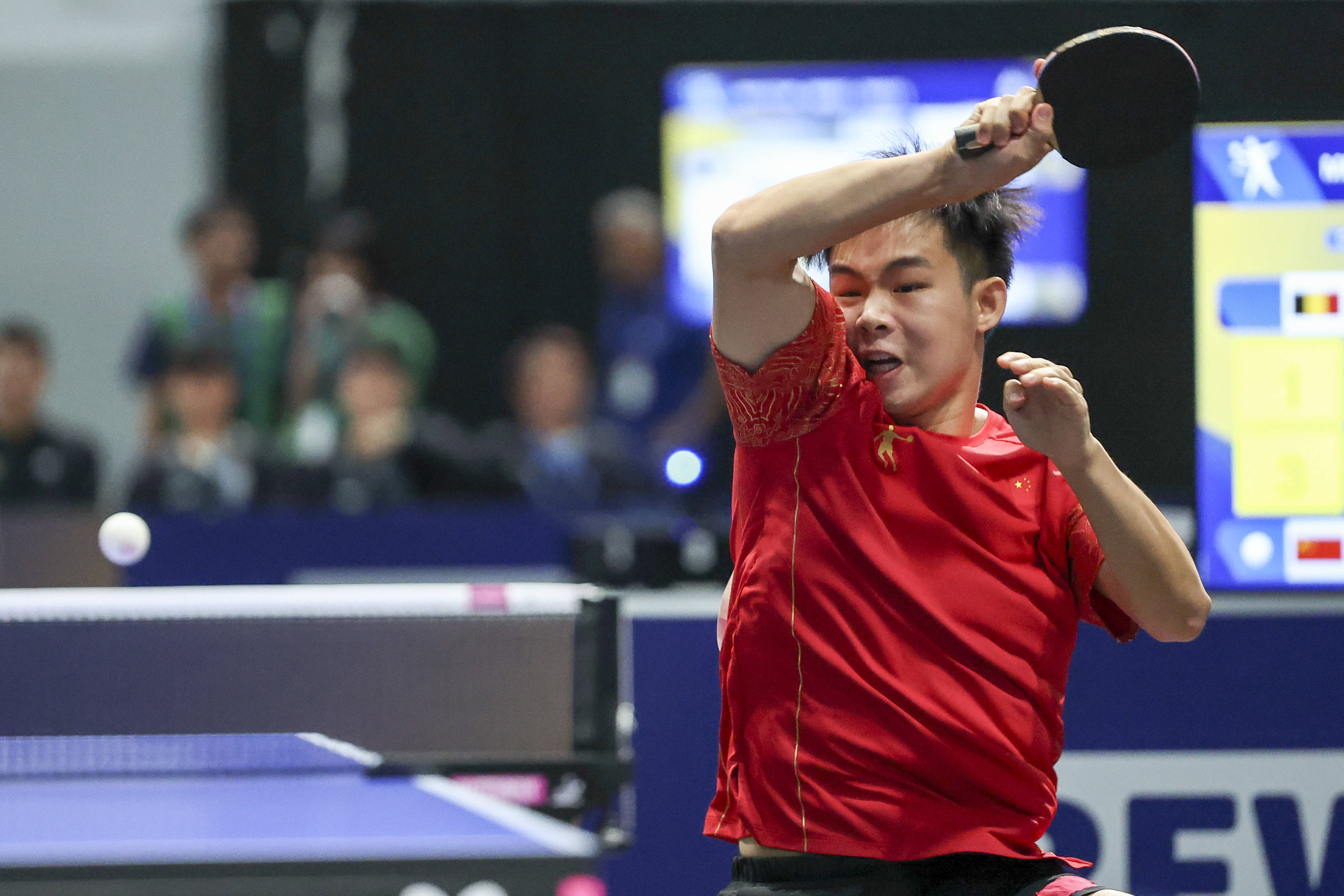 比利时乒乓球队力克英国乒乓球队，王皓统治全场的简单介绍